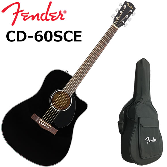 Fender フェンダー CD-60SCE/BLK エレアコ : 伊藤楽器船橋店