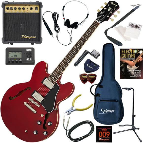 Epiphone エピフォン ES-335/CH エレキギター 初心者入門セット