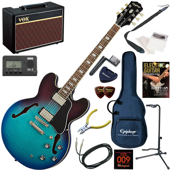 エレキギター　ギター　エピフォンEpiphone ES-335 Epiphone（エピフォン） ES-335 Figured/RTB エレキギター 初心者