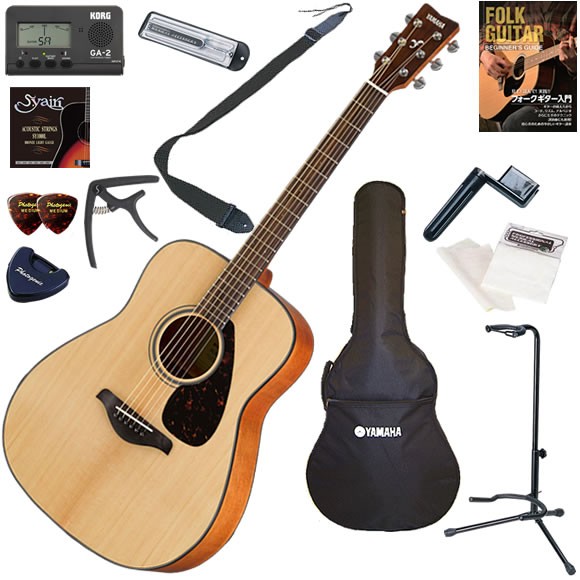 YAMAHA（ヤマハ） FG800/NT アコースティックギター 初心者セット お
