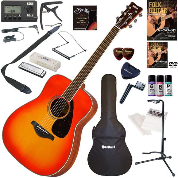 YAMAHA（ヤマハ） FG820/NT アコースティックギター 初心者セット