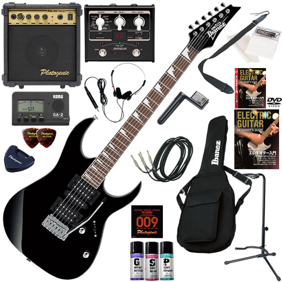 Ibanez（アイバニーズ） GRG170DX/BKN エレキギター 初心者セット 人気
