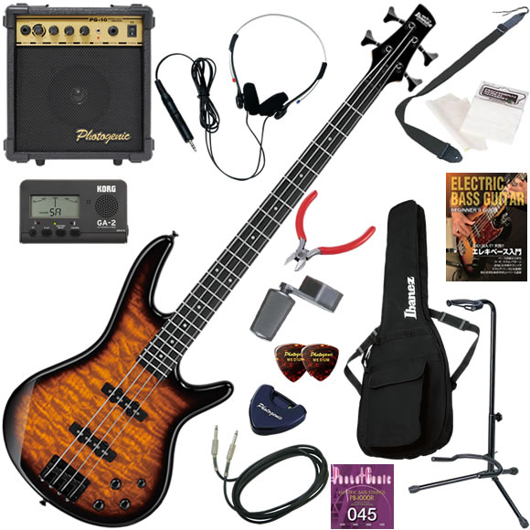 エレキベース 初心者 入門セット Ibanez アイバニーズ GSR280QA/TKS エレキベース 初心者 入門セット Ibanez アイバニーズ GSR280QA/TKS