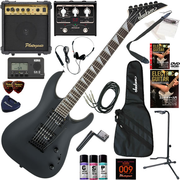 Jackson（ジャクソン） JS22 DKA/SBK エレキギター 初心者セット