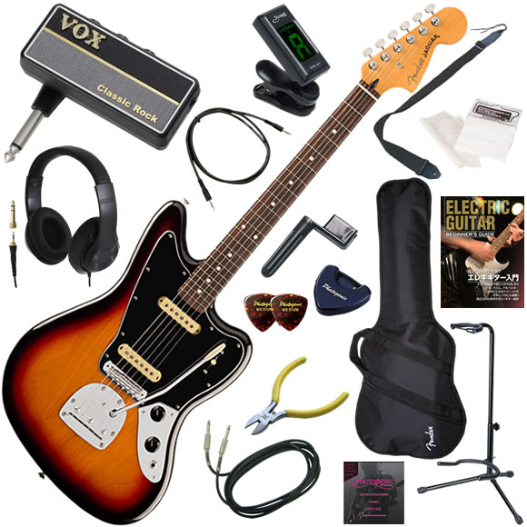 Fender（フェンダー） PlayerII Jaguar/AQB/R エレキギター 初心者