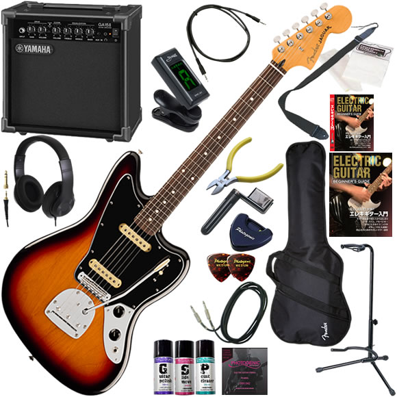 Fender（フェンダー） PlayerII Jaguar/AQB/R エレキギター 初心者