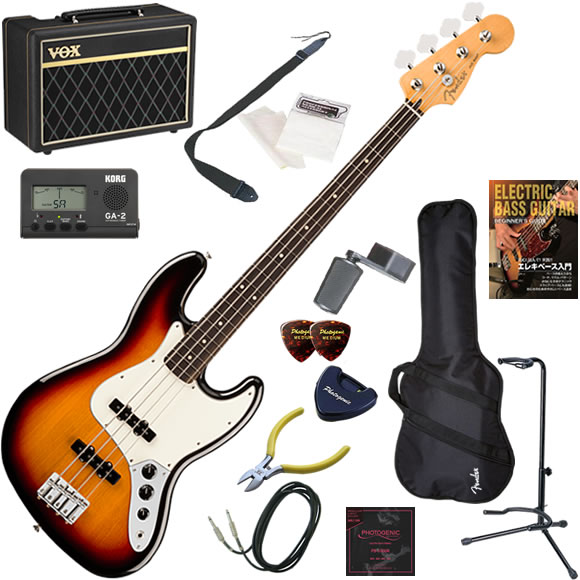 Fender（フェンダー） PlayerII Jazz Bass/BCG/R エレキベース 初心者