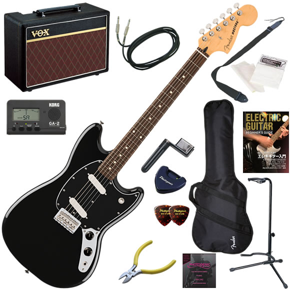 Fender（フェンダー） PlayerII Mustang/BCG/R エレキギター 初心者