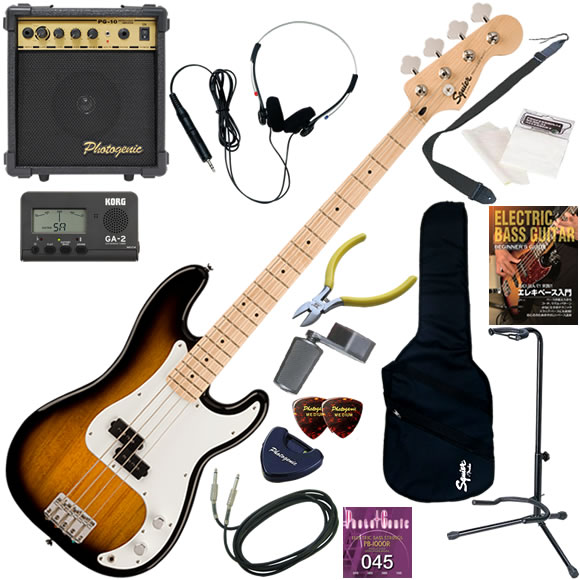 Squier スクワイヤー Squier Sonic Precision Bass/BLK エレキベース