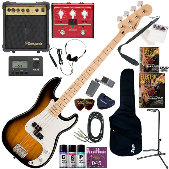 Squier スクワイヤー Squier Sonic Precision Bass/BLK エレキベース