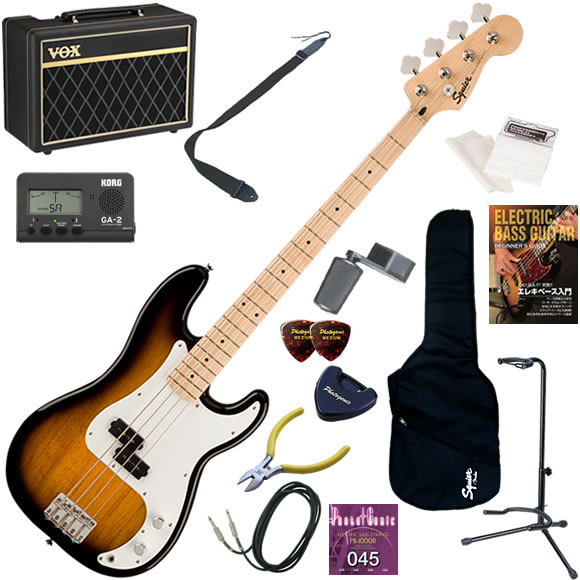 Squier スクワイヤー Squier Sonic Precision Bass/BLK エレキベース