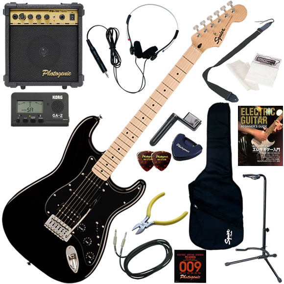 Squier スクワイヤー Squier Sonic Stratocaster HSS/BLK エレキギター