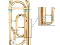 YAMAHA ヤマハ YSL-823G テナーバストロンボーン 初心者 入門