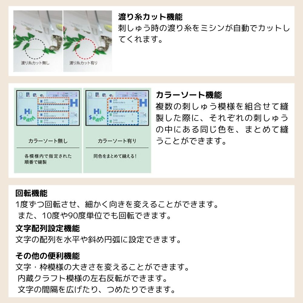 ブラザー 刺しゅうミシン ソレイユCRW