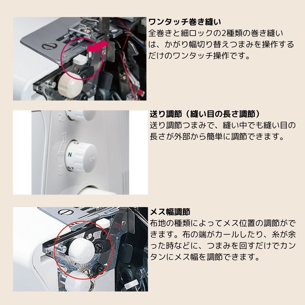 JUKI MO-345DCN カバーステッチミシン ロックミシン