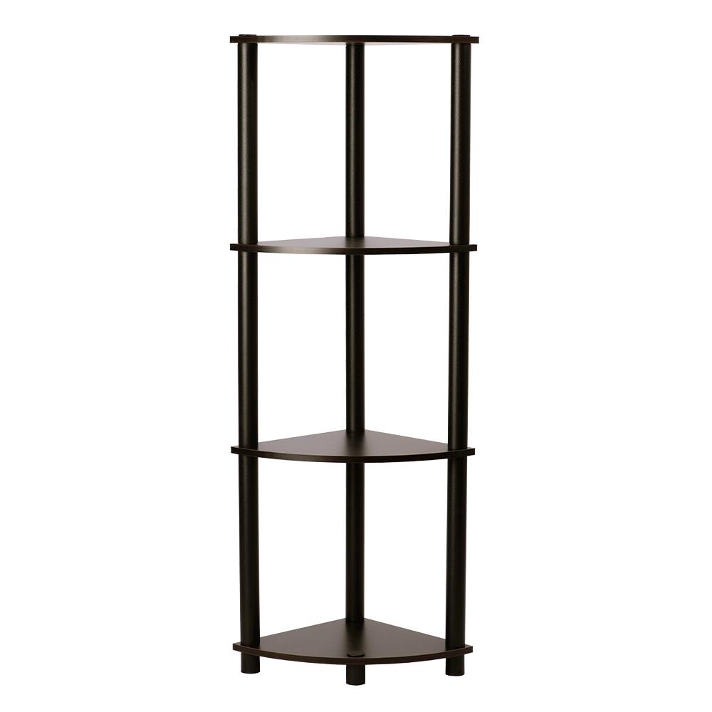 4段コーナーラック オープンシェルフ マルチラック 多目的ラック 収納棚 脚付き 薄型タイプ 3カラー コンパクト |  | 03