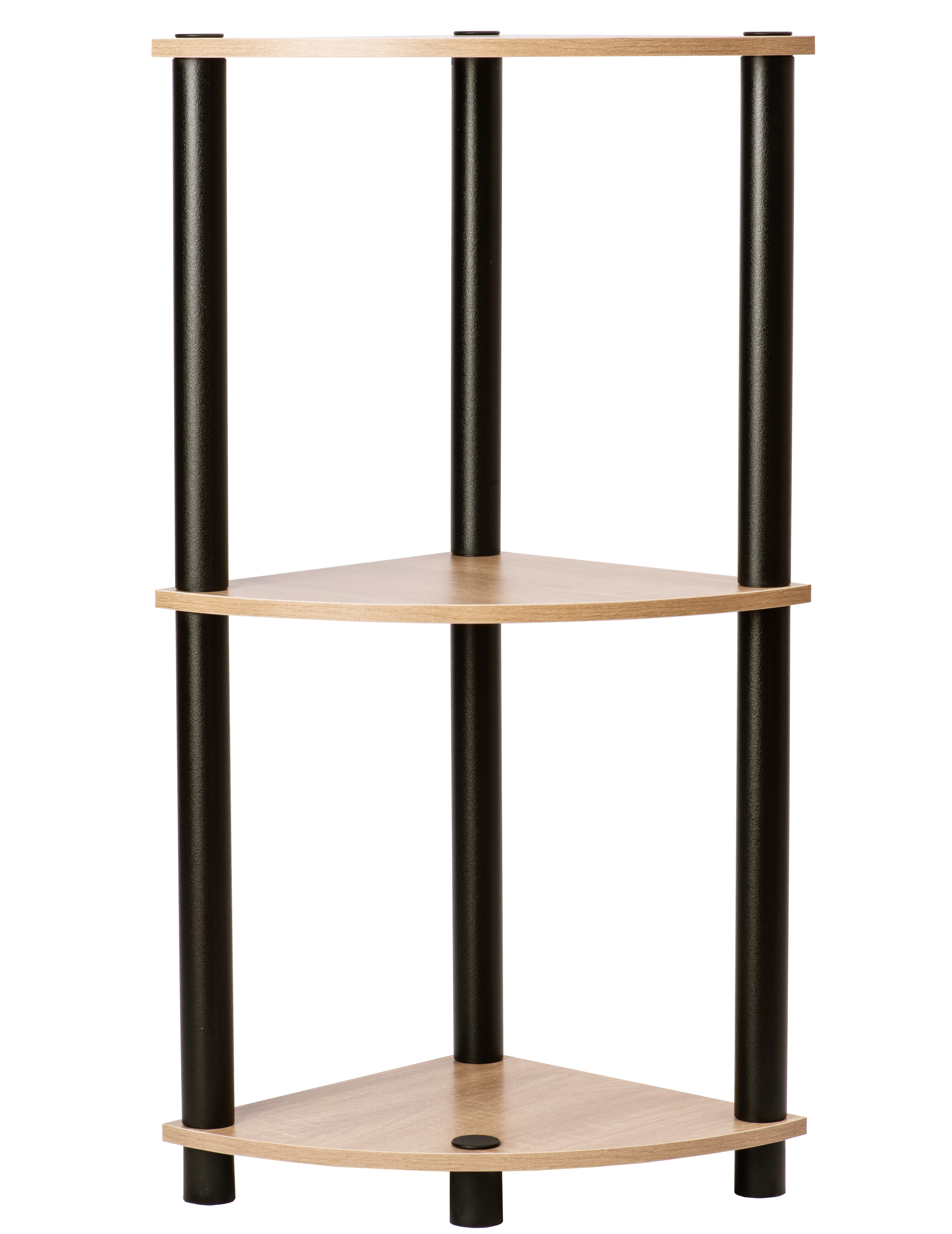 3段コーナーラック オープンシェルフ マルチラック 多目的ラック 収納棚 脚付き 薄型タイプ 3カラー コンパクト |  | 01