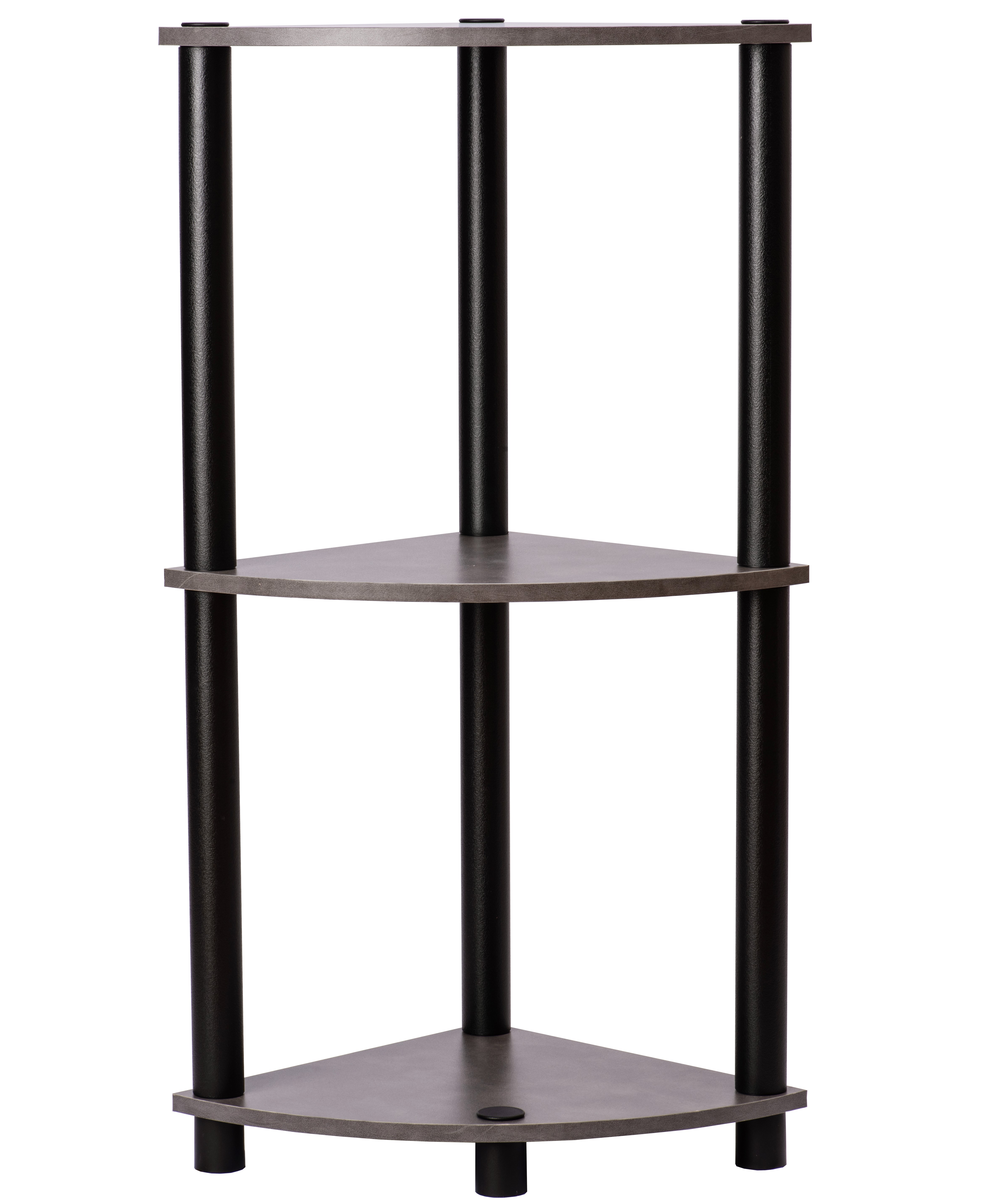 3段コーナーラック オープンシェルフ マルチラック 多目的ラック 収納棚 脚付き 薄型タイプ 3カラー コンパクト |  | 02