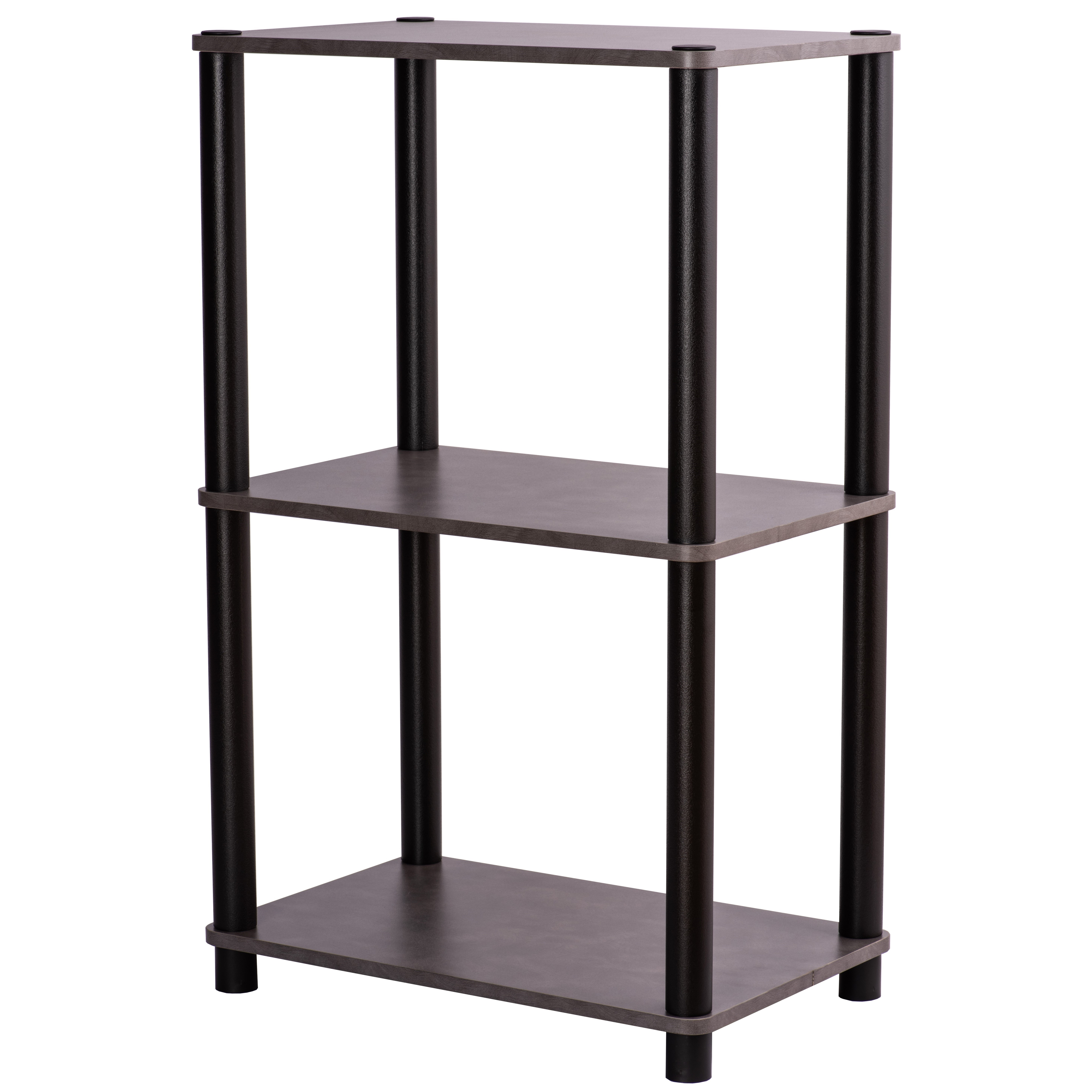 3段オープンラック オープンシェルフ マルチラック 多目的ラック 収納棚 シェルフ 脚付き 薄型 スリム 3カラー |  | 02