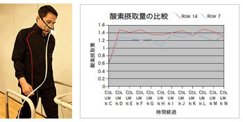 酸素摂取量の比較
