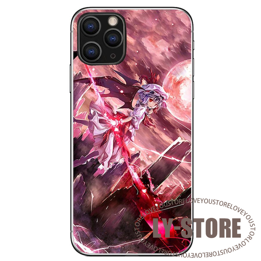 東方Project 霊夢 魔理沙 レミリア iPhone 7 8 plus iPhoneX XS MAX XR iPhone11 13 14 Pro SE 12 TPU スマホケース アニメキャラ 強化ガラス ハードケース | ブランド登録なし | 02