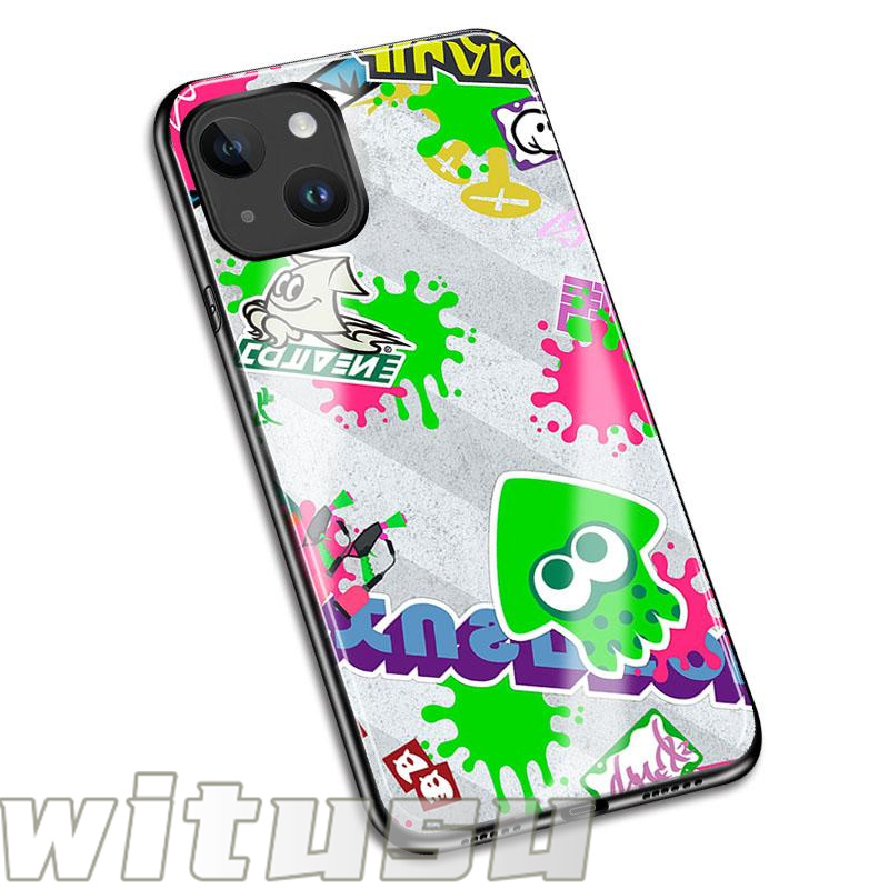 スプラトゥーン Splatoon ケース スマホケース 携帯ケース iPhone14 12 7 8 6 plus iPhoneX XS MAX XR iPhone11 Pro SE 12 13 tpu 強化ガラス iPhone用ケース | ブランド登録なし | 10