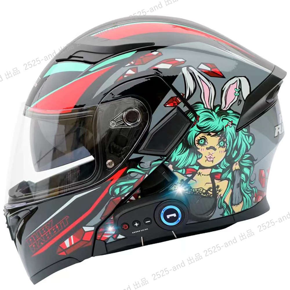秋吉選手　フルフェイスヘルメット Bluetooth バイク　ヘルメット　L 秋吉選手フルフェイスヘルメット Bluetooth バイクヘルメットL