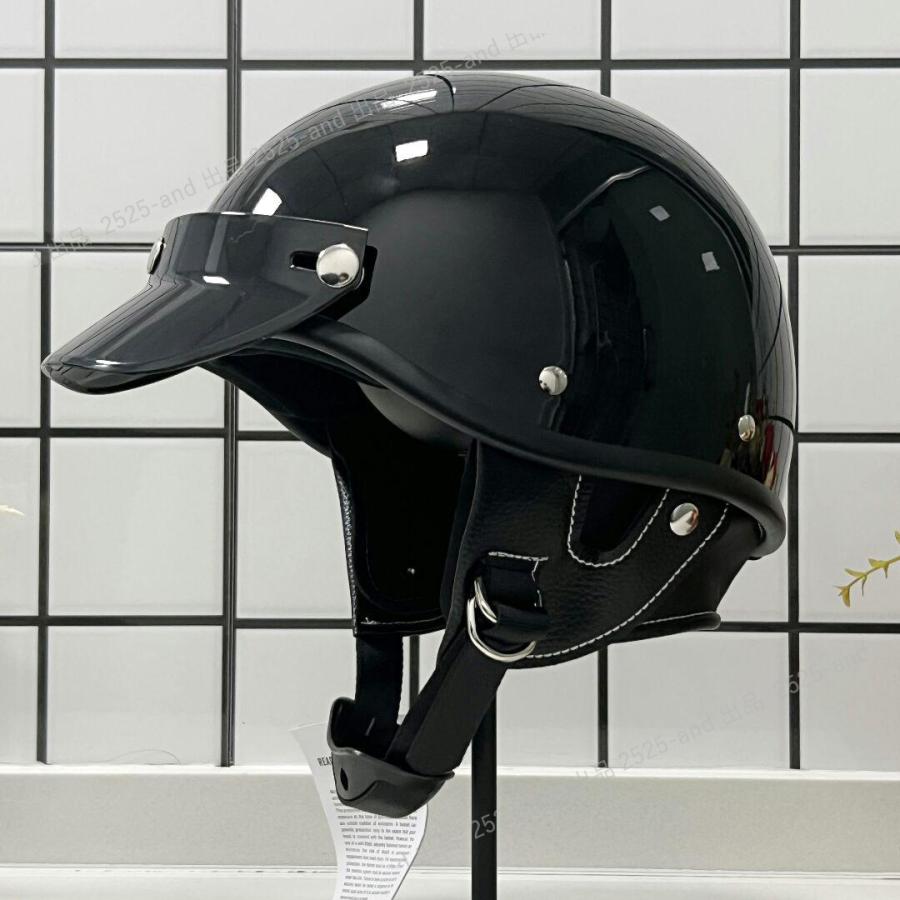 【超美品】ポリヘル ポリス ハーフ 黒フレア Lサイズ ポリス ヘルメット（車、バイク、自転車）のおすすめ人気商品