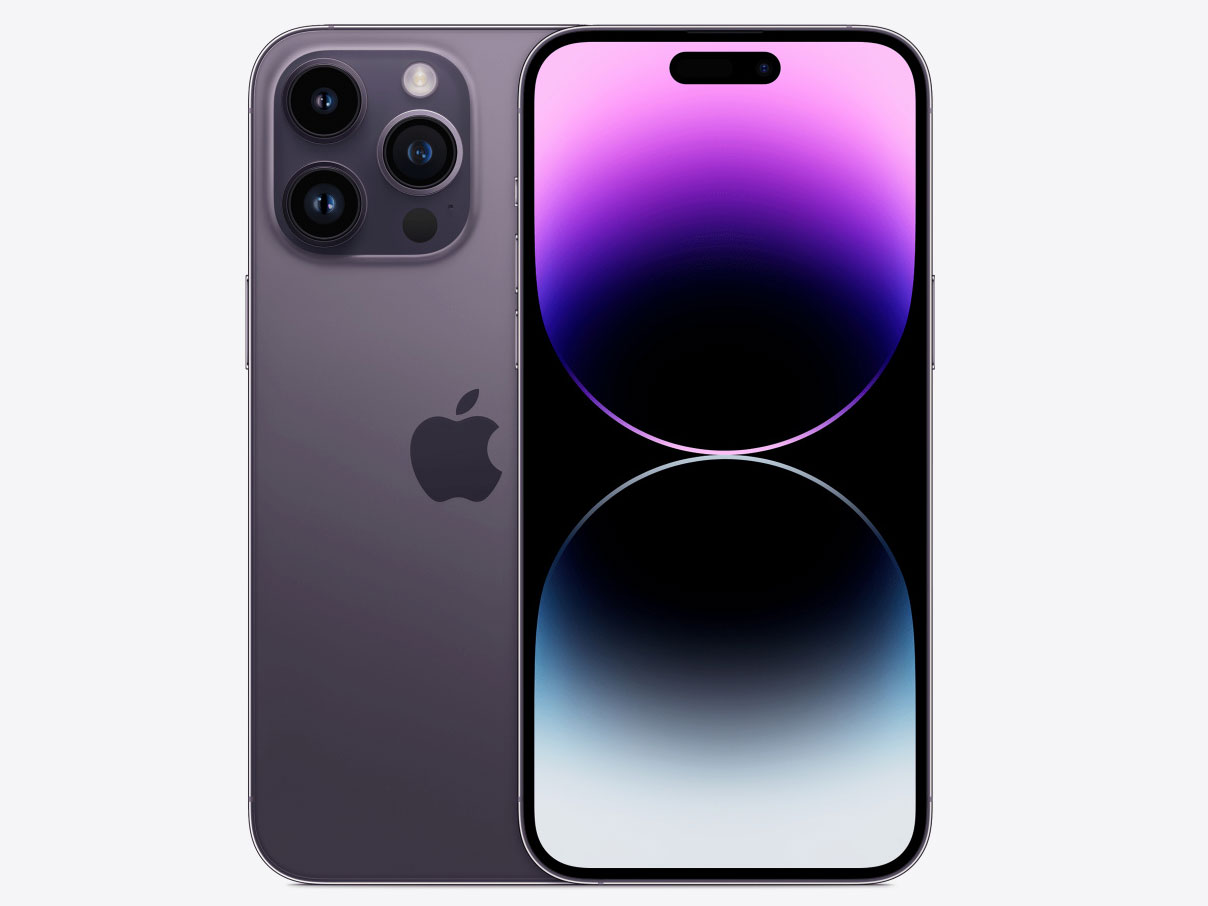 【美品】iPhone 14 Pro Max 128GB バッテリー容量100% iPhone 14 Pro Max 【バッテリー100％】 充電ケーブル付 pro max