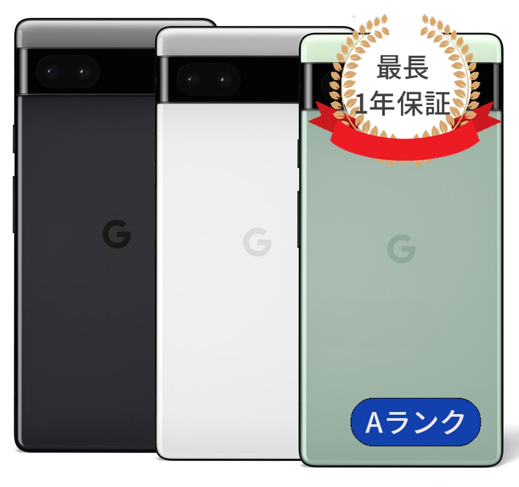 Google 充電ケーブル付き Pixel 6a 128GB Aランク 中古 スマホ 