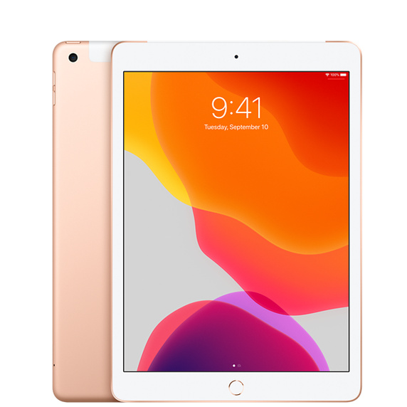 充電ケーブル付【中古】iPad 第7世代 32GB Wi-Fi+Cellular Cランク SIMフリー iPad 2019年 中古 タブレット iPad7 本体 美品 赤ロム保証｜mcom2022｜04