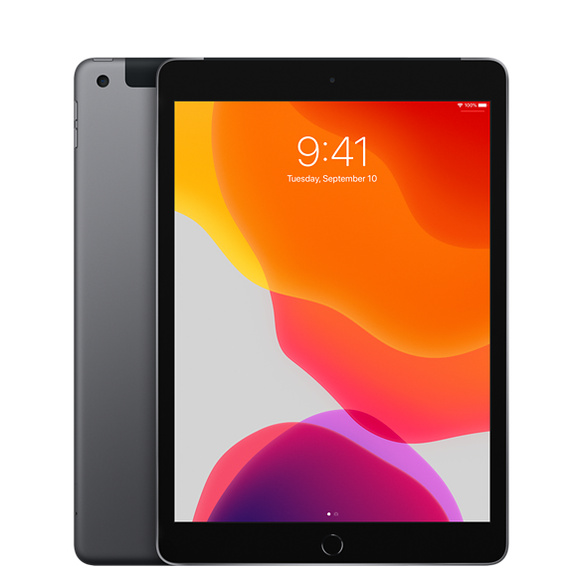 充電ケーブル付【中古】iPad 第7世代 32GB Wi-Fi+Cellular Bランク SIMフリー iPad 2019年 中古 タブレット iPad7 本体 美品 赤ロム保証｜mcom2022｜03