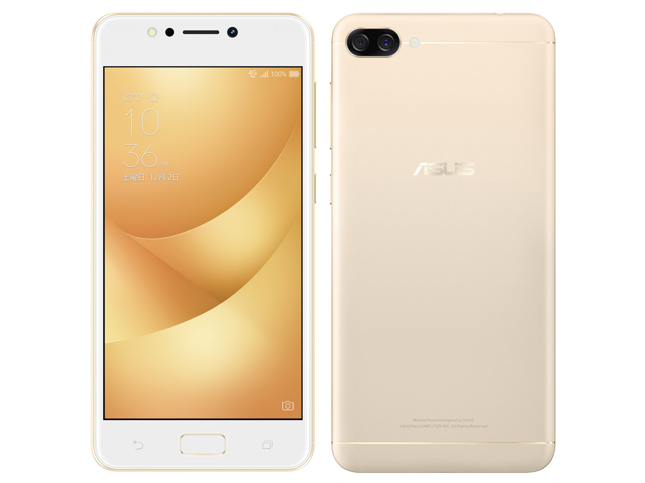 ZenFone 4 Max ASUS X00HD SIMフリー版 32GB ランクB 中古 スマホ