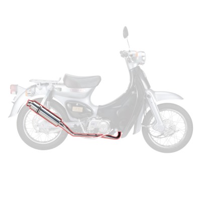 CM-01 ナンカイ NANKAI カブ/リトルカブ パワーコンプマフラー・タイプ1 オールステンレス 南海部品取扱 | NANKAI