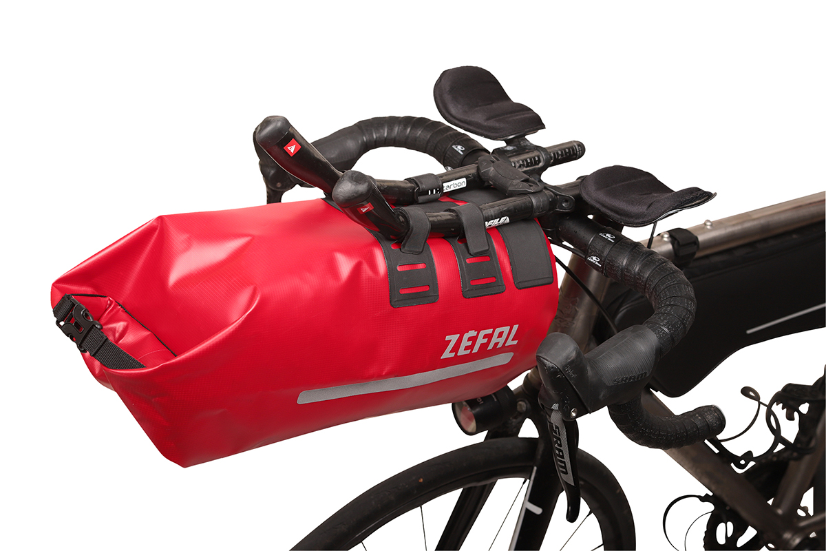 7087 Z ADVENTURE AERO F12 フロントバッグ レッド 12L 自転車