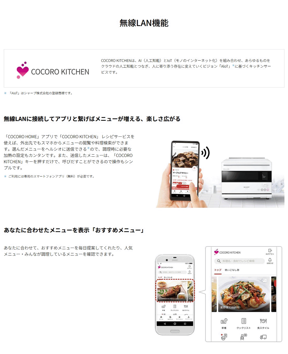 SHARP ウォーターオーブン ヘルシオ シャープ AX-NS1A-W