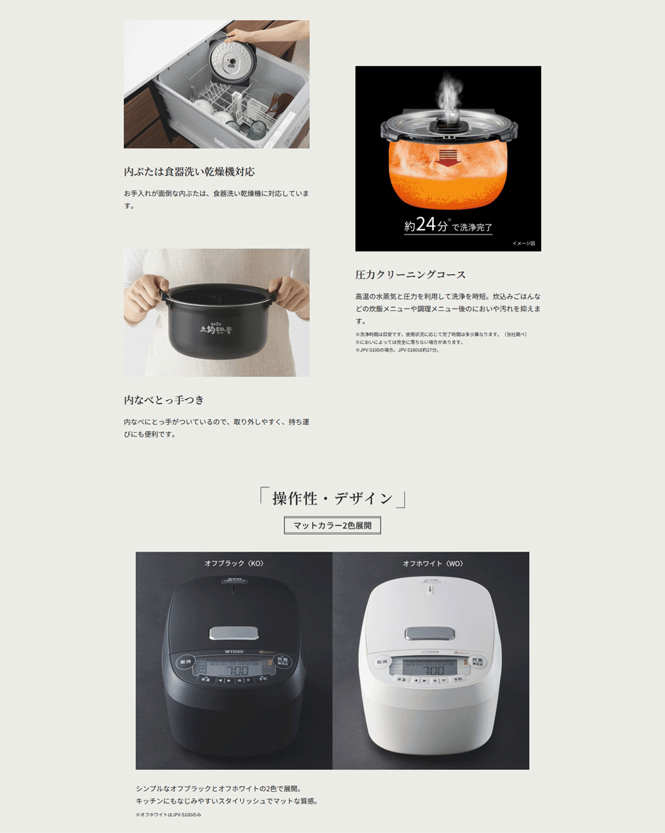 炊きたて タイガー 圧力IHジャー炊飯器 タイガー炊きたて 5.5合