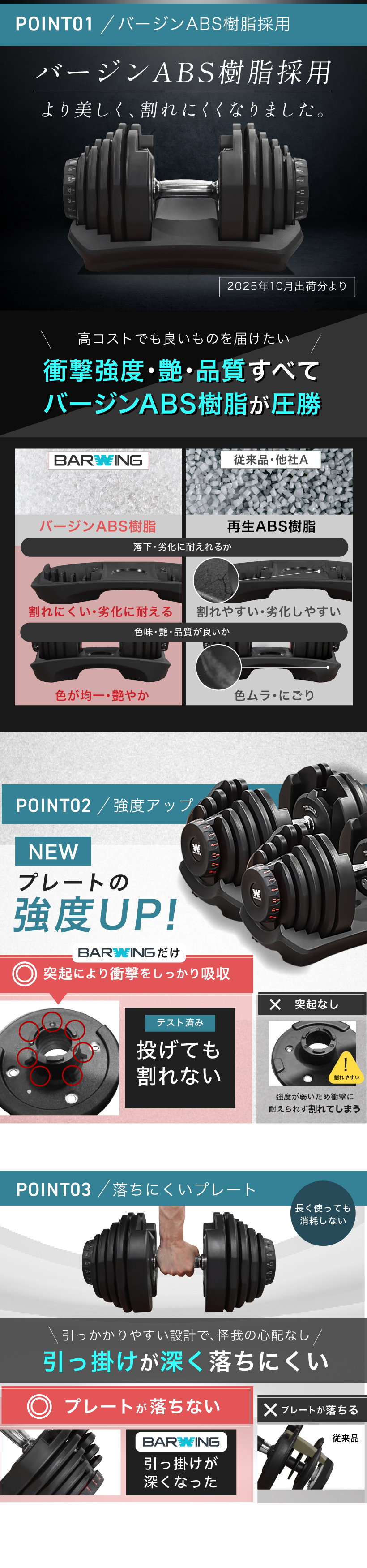 NEW モデル 可変式ダンベル 40kg 2個セット 17段階調節 重量調節