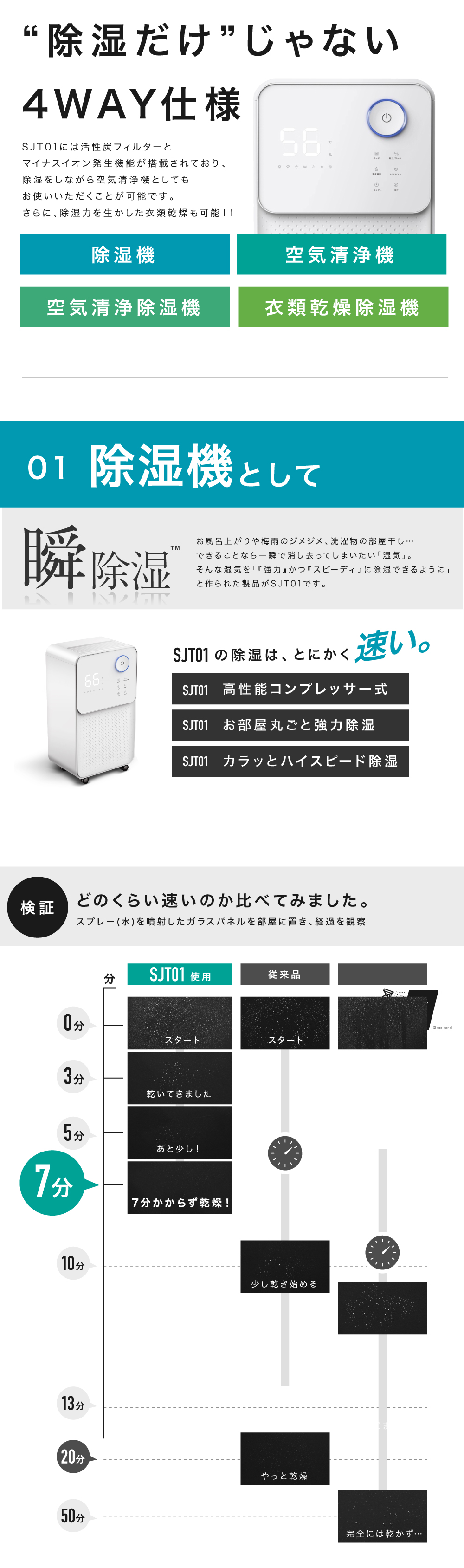 □改良モデル□ -◇NEW◇- 瞬除湿 コンプレッサー式 除湿機 除湿器