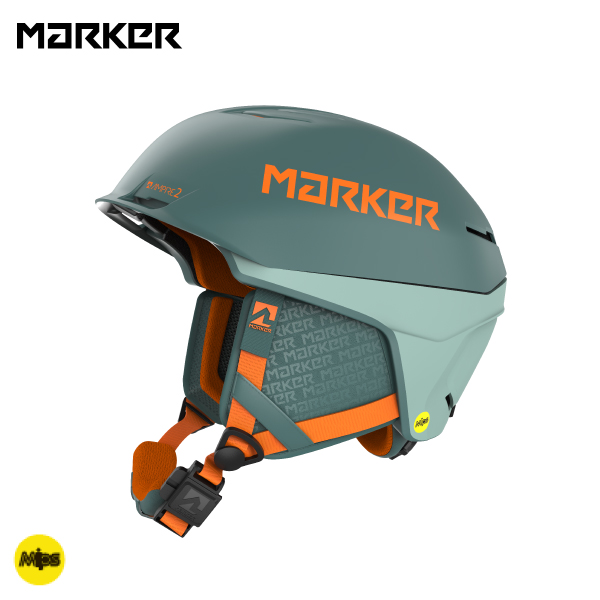 2023-24 MARKER（マーカー）AMPIRE 2 MIPS（アンパイヤ2 ミップス）/ グリーン×オレンジ 14320304【スノーヘルメット】｜mdv｜02