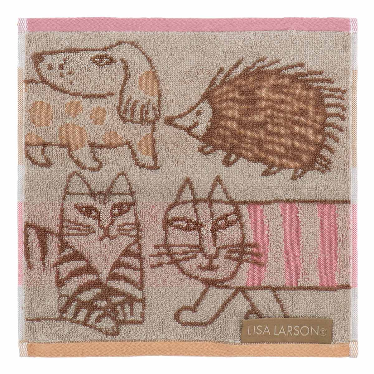 Lisa Larson（リサラーソン） ミニタオル 北欧 タオル ハンカチ ハンド