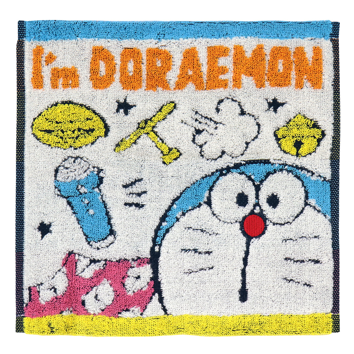 丸眞 ドラえもん ミニタオル ハンカチ 綿100% コットン 25×25cm キッズ 