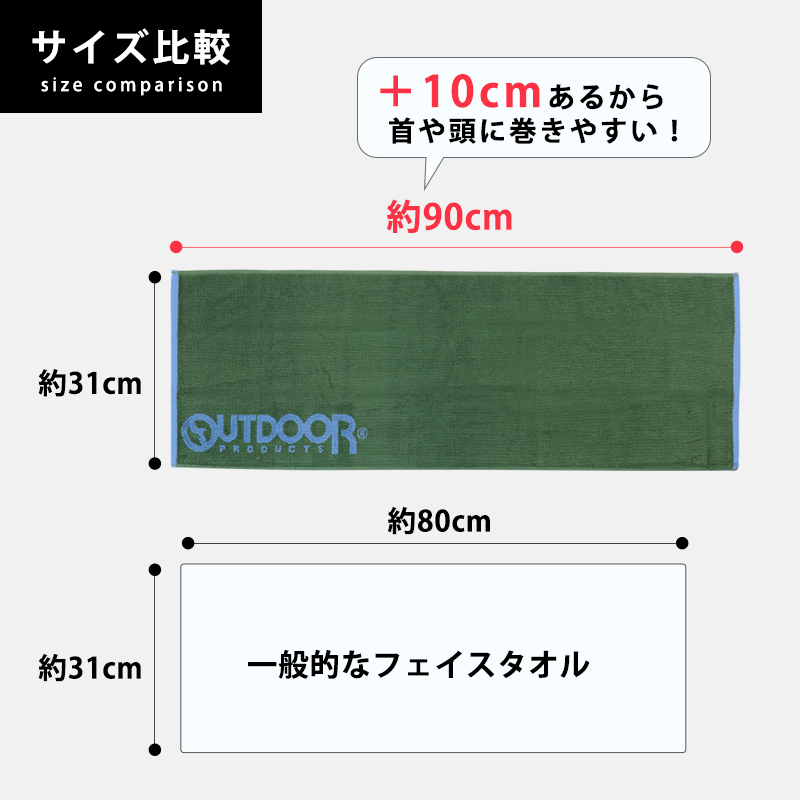ロングフェイスタオル綿100％中学生高校生男性女性メンズレディース