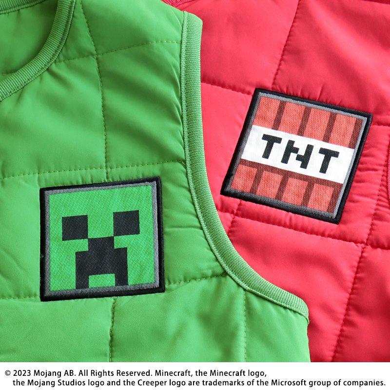 マインクラフト ベスト 子ども用ベスト キッズ 男の子 ジュニア
