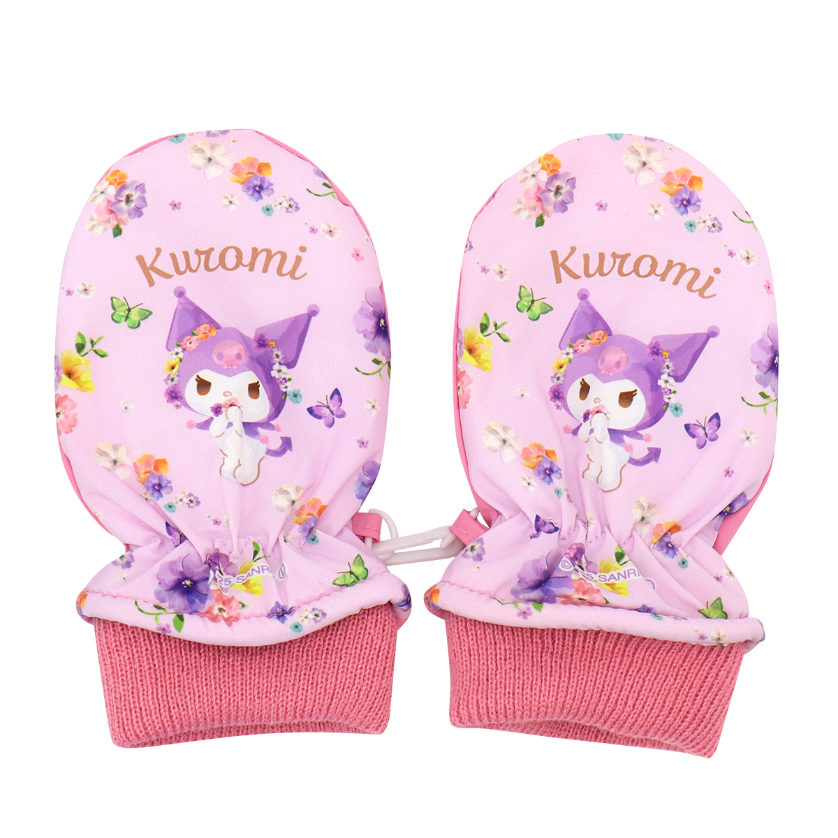 子供用 スキーウェア ピンク・紫　手袋　ゴーグル Pokemon（ポケモン） スノーグローブ スキーグローブ 手袋 ミトン 雪用