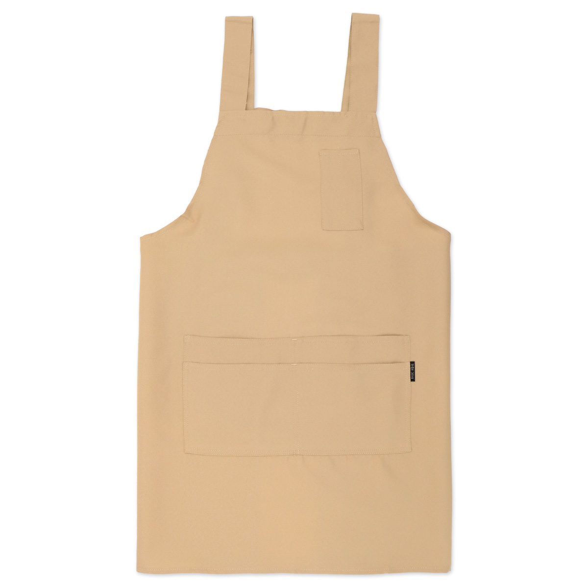エプロン ベージュ シンプル 薄手 コンパクト エプロン おしゃれ 大きいサイズ ワークエプロン H型 はっ水 撥水