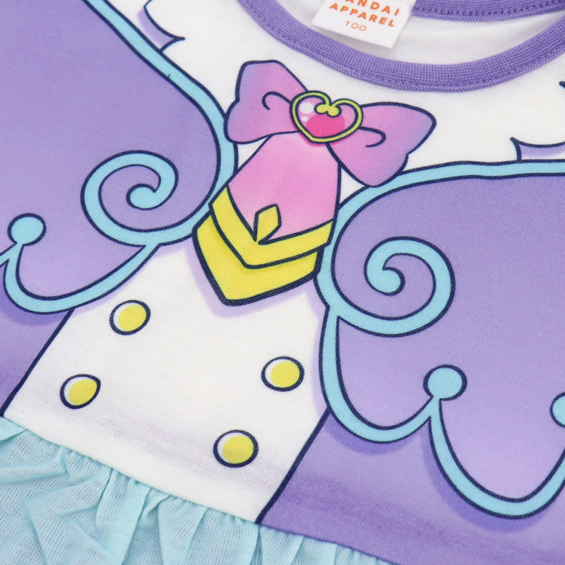 BANDAI（バンダイ） 名探偵プリキュア 半袖 ワンピース Tシャツ タイプ