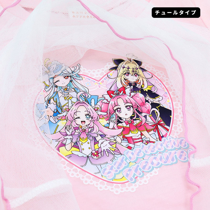 名探偵プリキュア半袖ｔシャツ女の子保育園幼稚園チュールシフォンひらひらかわいい