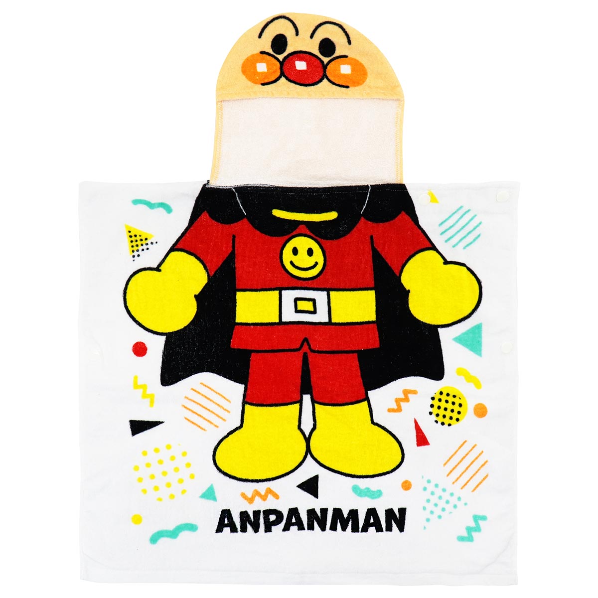 アンパンマン　　オリジナル非売品グッズ　　　フード付きタオル 楽天市場】□在庫限り・入荷なし□変身フード付きタオル