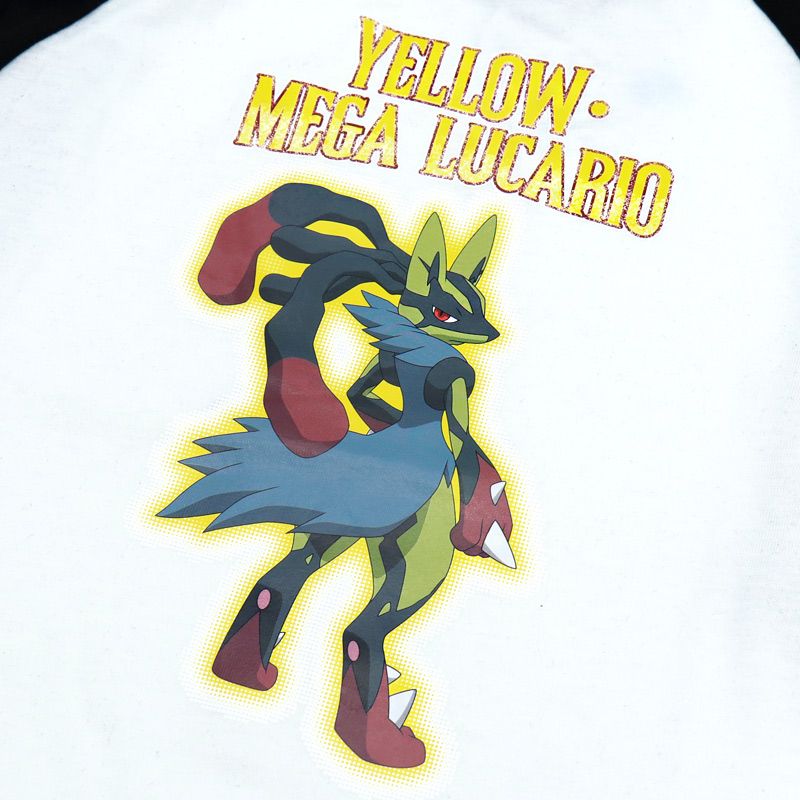 Pokemon（ポケモン） 長袖 Tシャツ 黄色いメガルカリオ メガシンカ